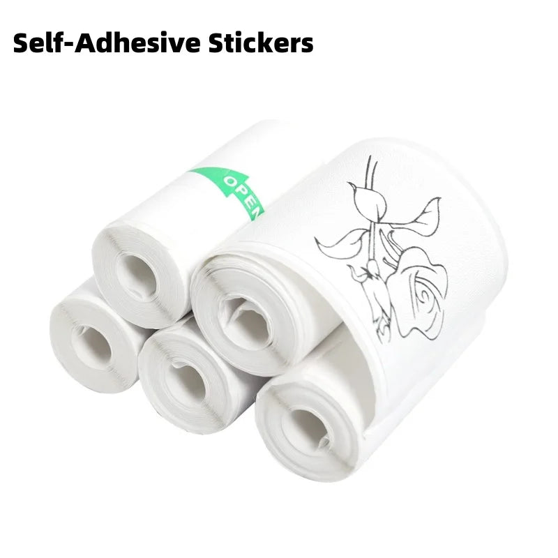 Portable thermal printer mini cat print photo pocket thermal label printer 58mm printing wireless Bluetooth Android iOS printers 