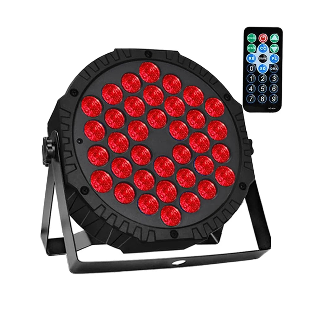 4er-Set 36-LED RGB 3-in-1 DMX512 Stage Par Lights