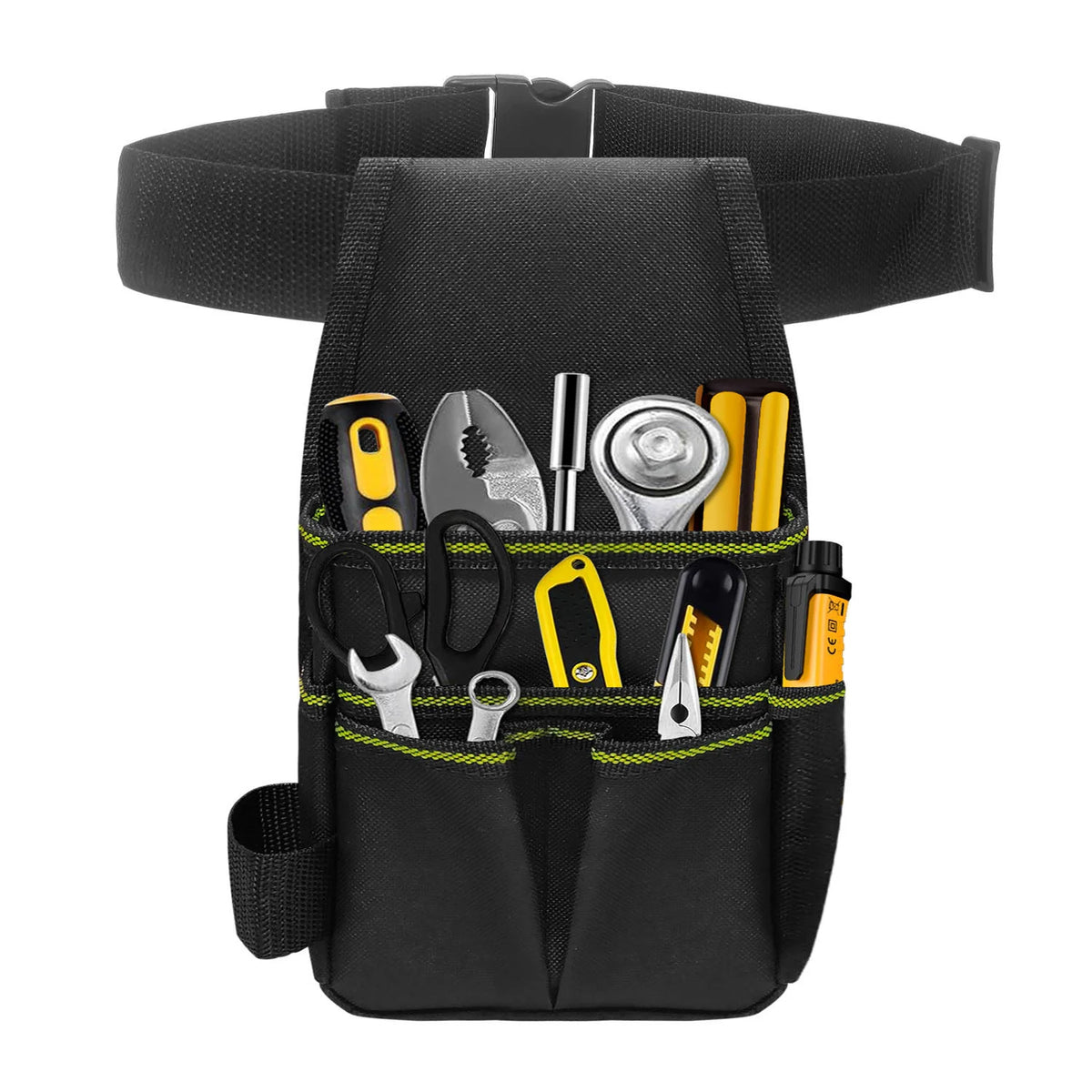 Oxford Fabric Tool Waist Pouch with Belt