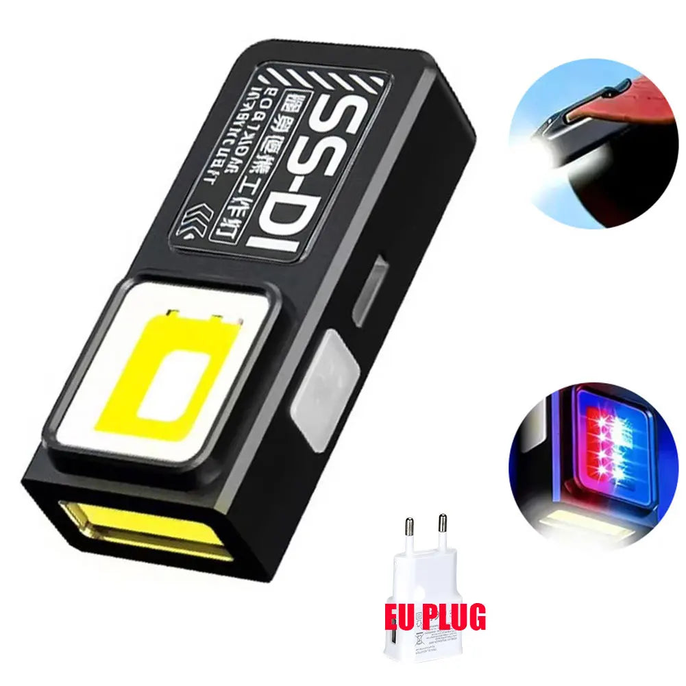 Mini Rechargeable Clip Light with Magnet