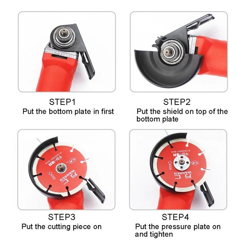 Hand Angle Grinder Base Balance Bracket Adjustable Thickened Steel Holder Cutting Machine Base Diy Woodworking Tools Protection 