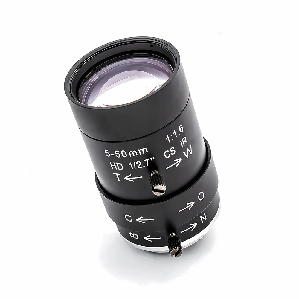 WGWK Caméra IP MINI 4K 3/4/5/8MP Zoom Manuel POE48V Objectif CS Boîtier Métallique Inspection Industrielle Sécurité Webcam Vidéo Surveillance