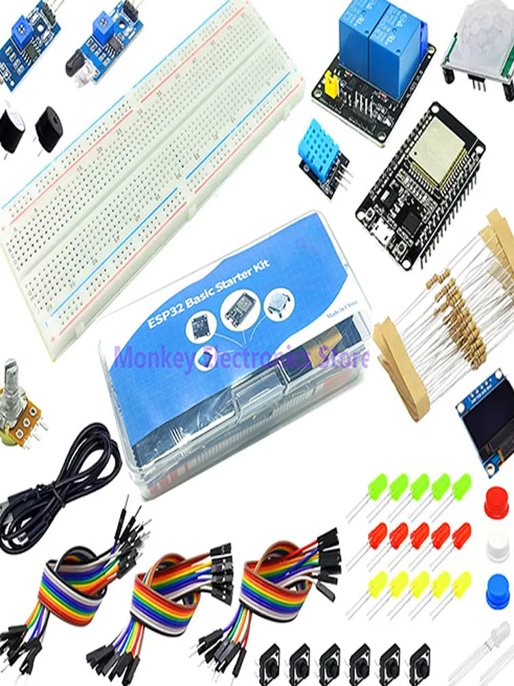 Elektronički DIY kit ESP32 ESP-32S WIFI modul početni kit za ESP32 WIFI razvojnu ploču ESP32 modul kit relej zaslon senzor