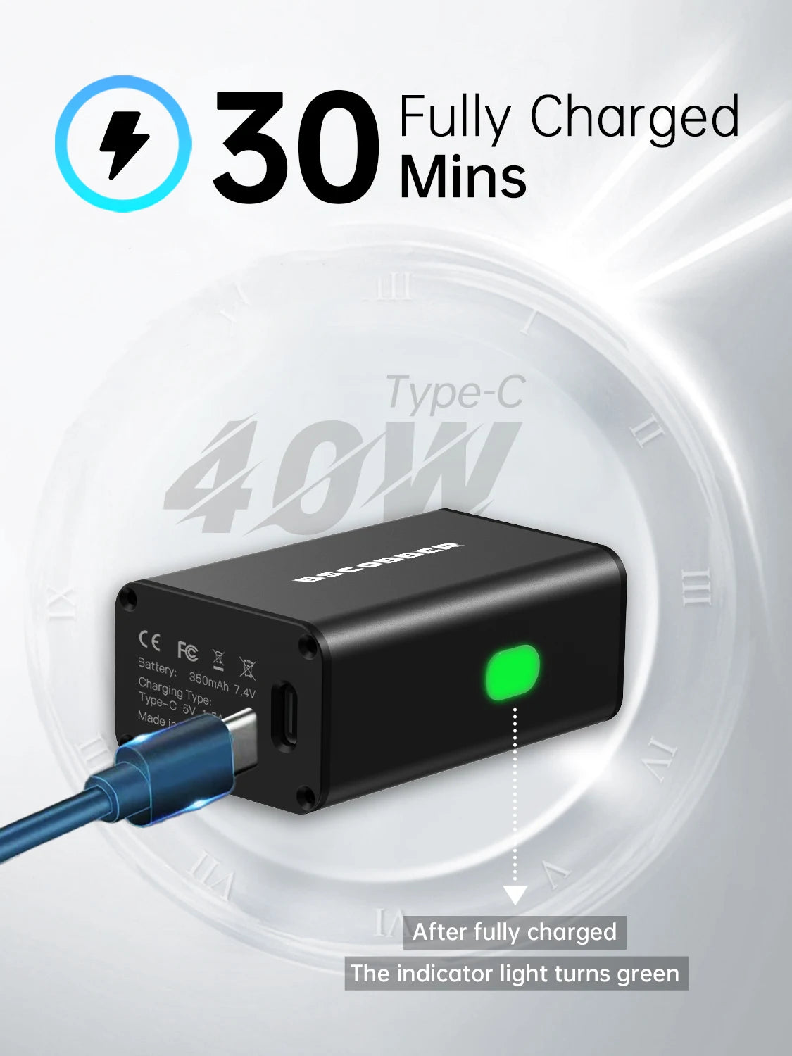 Portabel elektrisk cykelpump 100 PSI mini luftkompressor