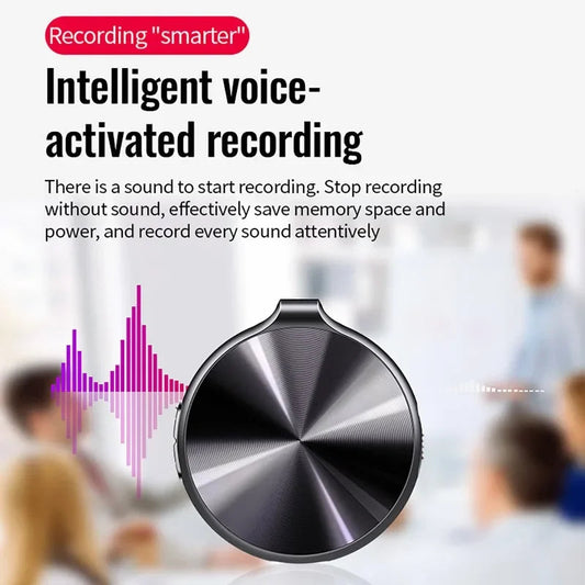 4GB-64GB Mini Keychain Voice Actiaved Recorder Portable HD Noise Reduction Microphone Digital Audio Sound Recording MP3 Player 