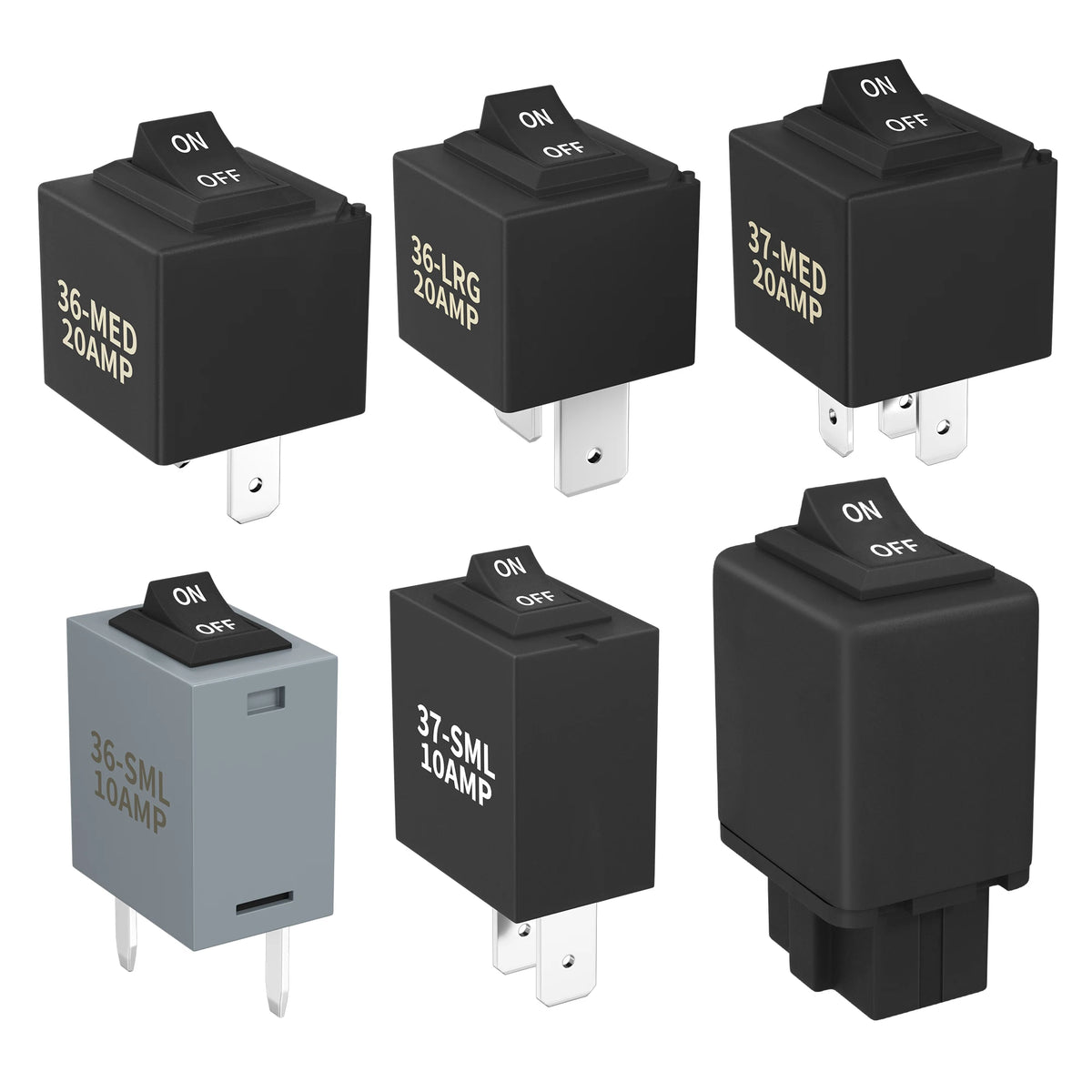 Kit de teste de relés com interruptor de derivação, testador de relés 9038, ferramenta de diagnóstico e leitura, kit mestre de derivação do relé da bomba de combustível, substitui 9036 9037