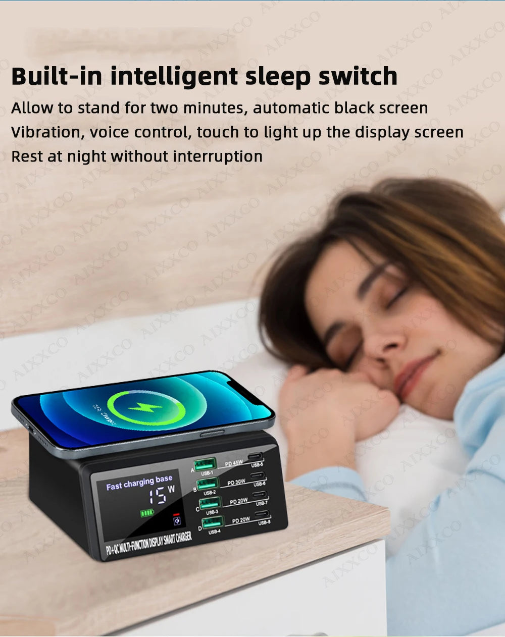 110W Višekratni USB C punjač s PD i QC brzopunjanjem