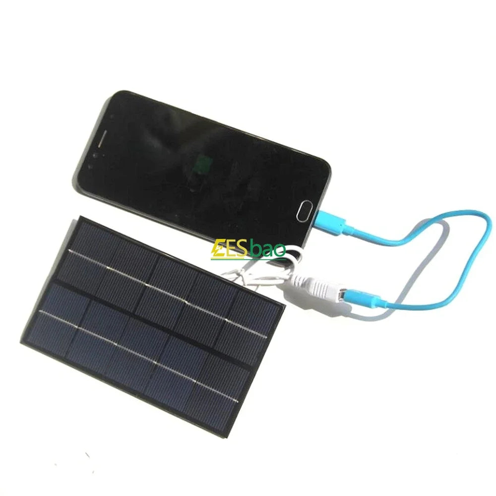 Portable USB Solar Panel - Power Options