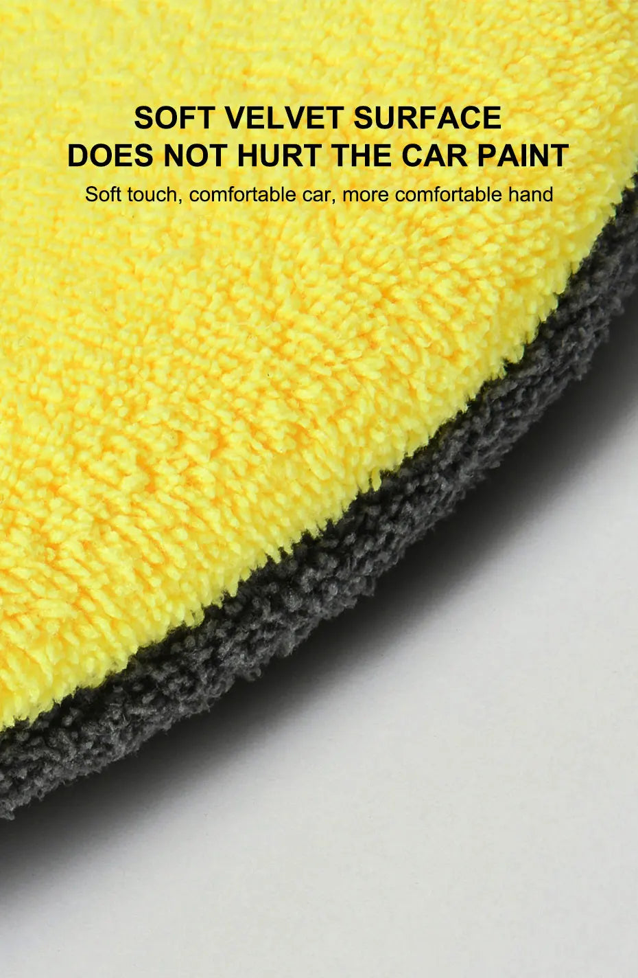 SEAMETAL Microfiber Car Washing Glove Double-Faced Thickened Coral Fleece Cleaning Brush Gloves Car Detailing Cleaner Care Tool 