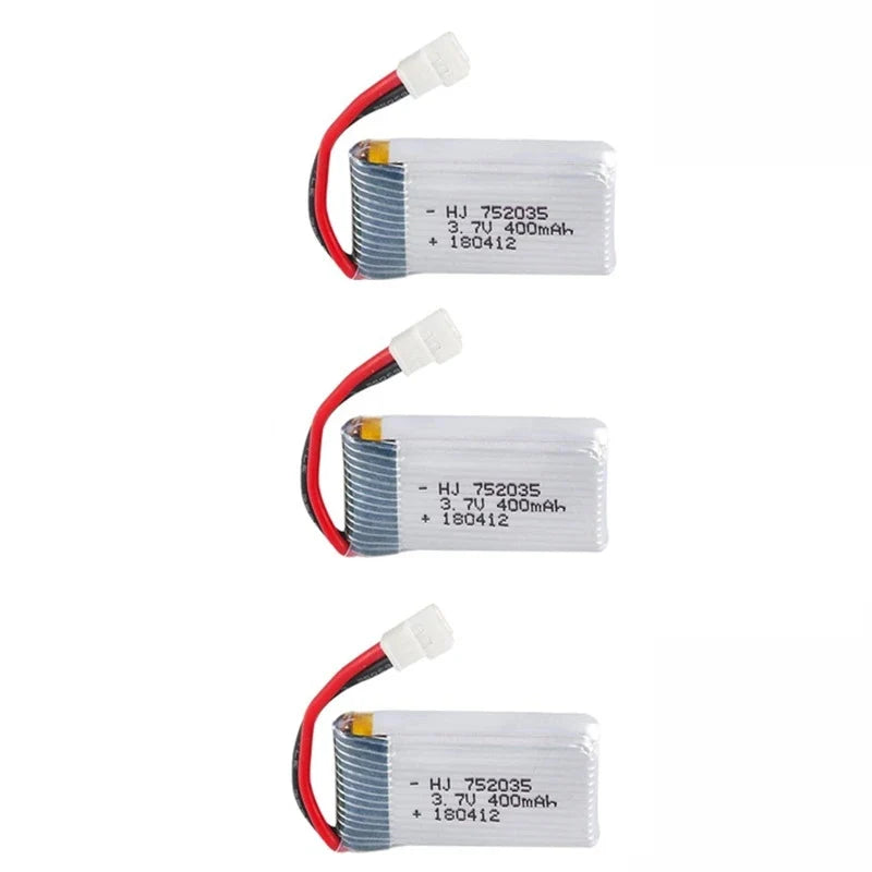 3.7 V 400 mAh RC-batteri och laddare - alternativ