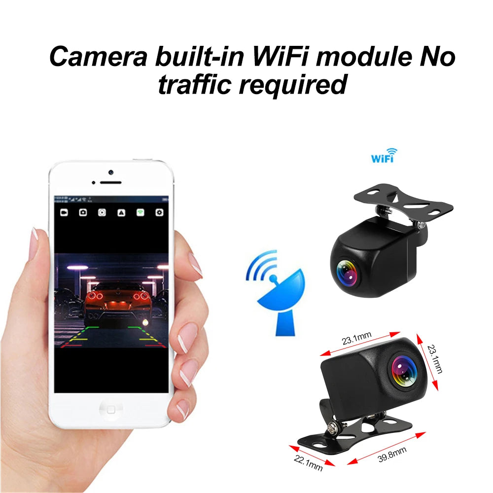 Wireless HD Rear View Camera 170 Degree Waterproof 12V 24V