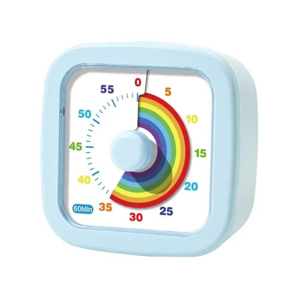 Visueller 60-Minuten-Countdown-Timer, rund oder quadratisch