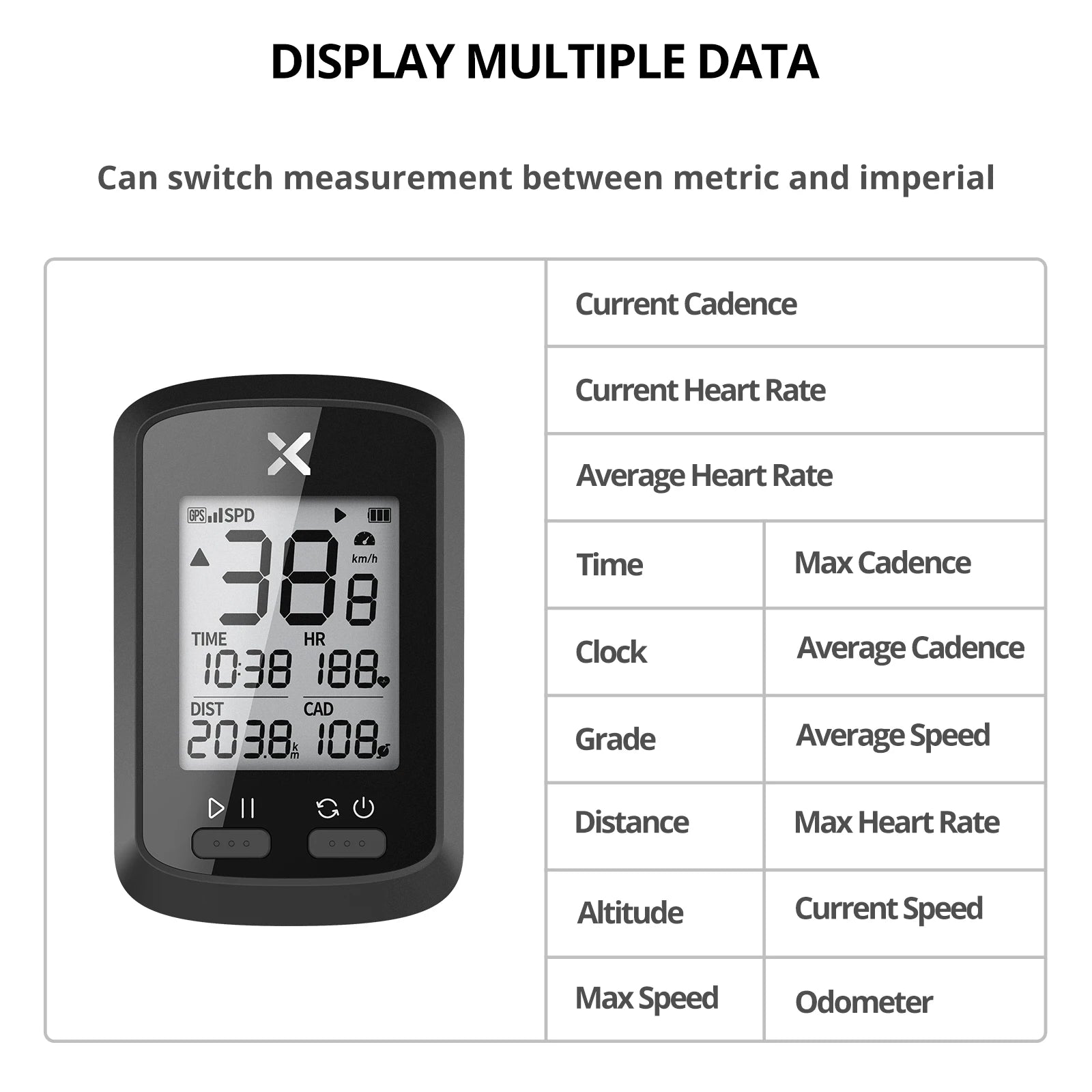 XOSS G/G+ GPS Bike Computer Wireless Cycling Speedometer Road Bike MTB Waterproof Bluetooth ANT+ Cadence Speed Bicycle Computer 