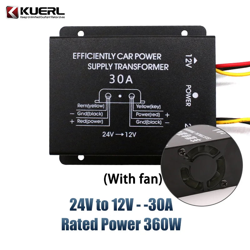 Convertitore di alimentazione DC da 24 V a 12 V