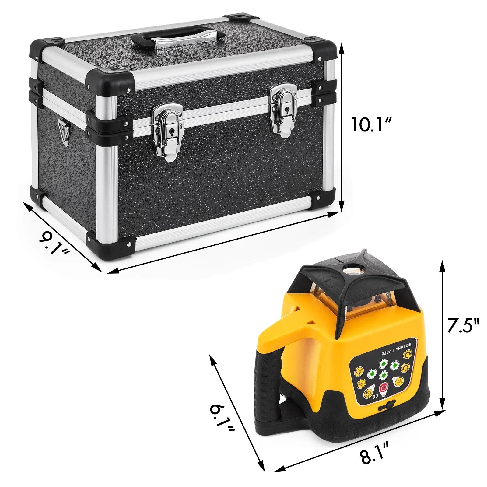 360° Rotary Laser Level with 500m Range Self-Leveling Tool