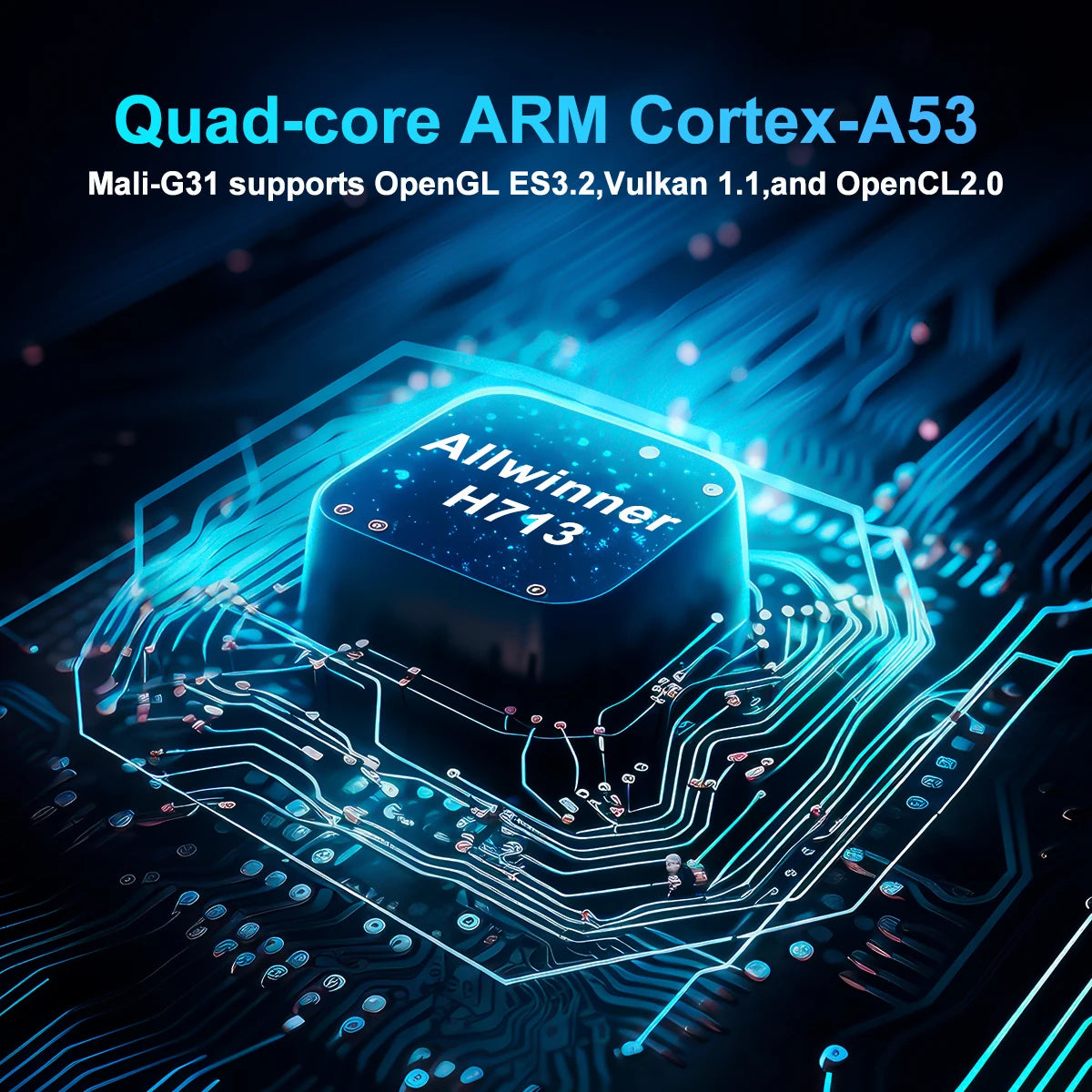 Magcubic HY320 4K Wsparcie Rodzimy 1080P Projektor Android