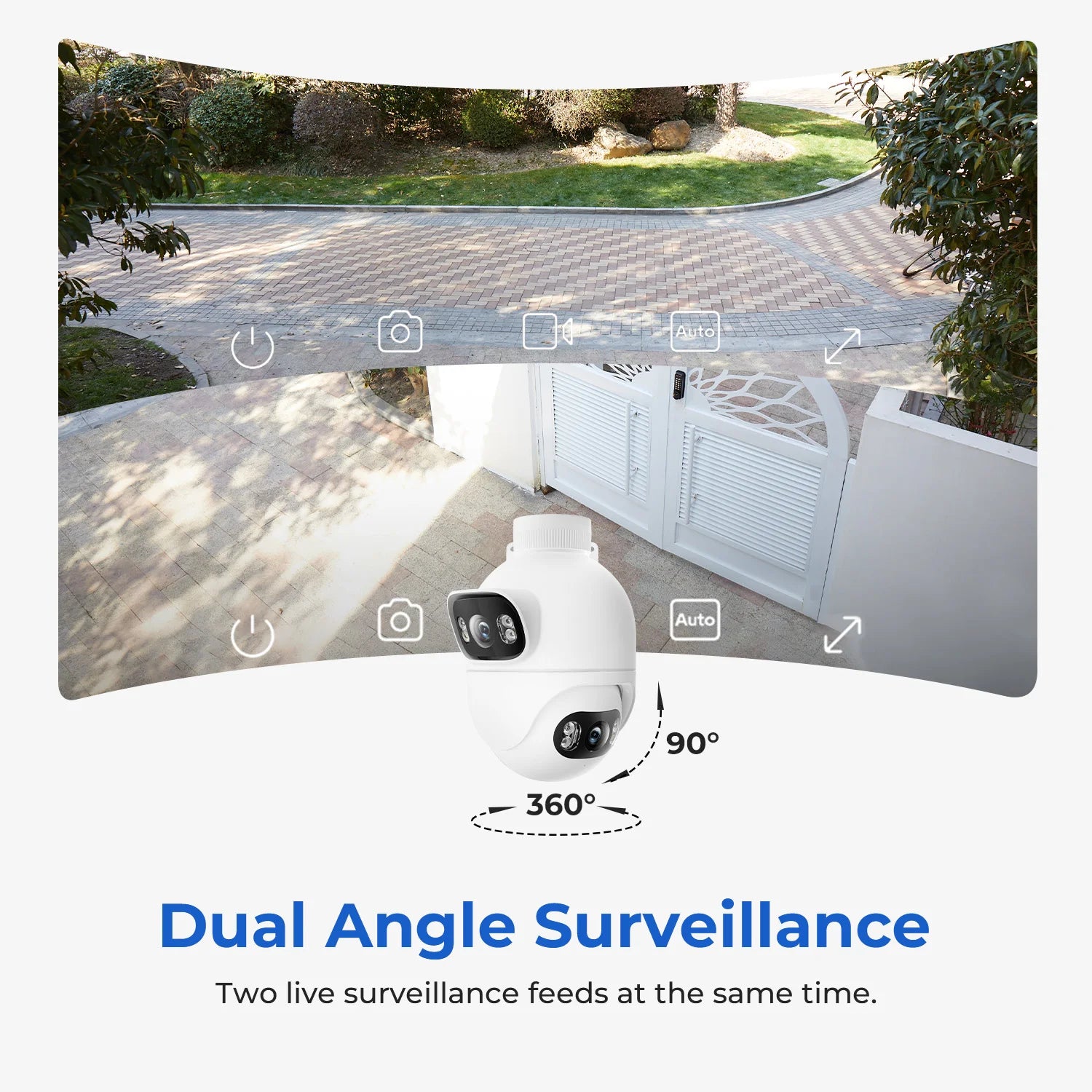 IMILAB EC6 Dual Outdoor 2K PTZ Security Camera