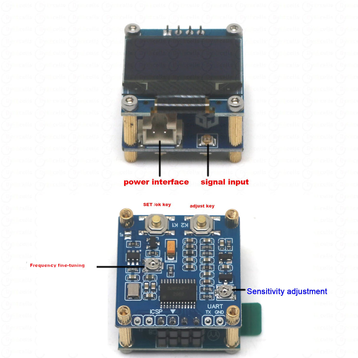 OLED RF Frequency Counter Module