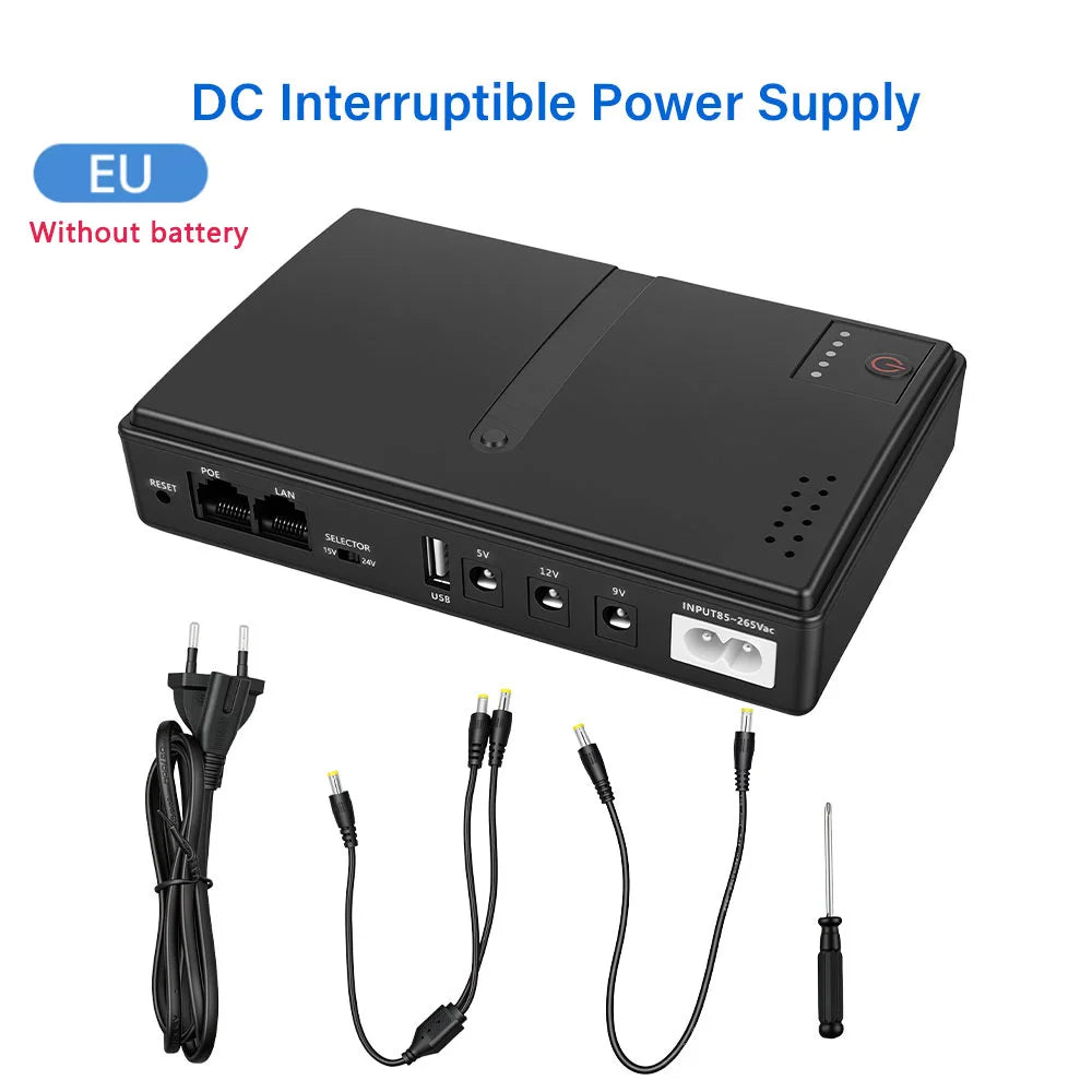 Mini Router UPS - Batteries Not Included