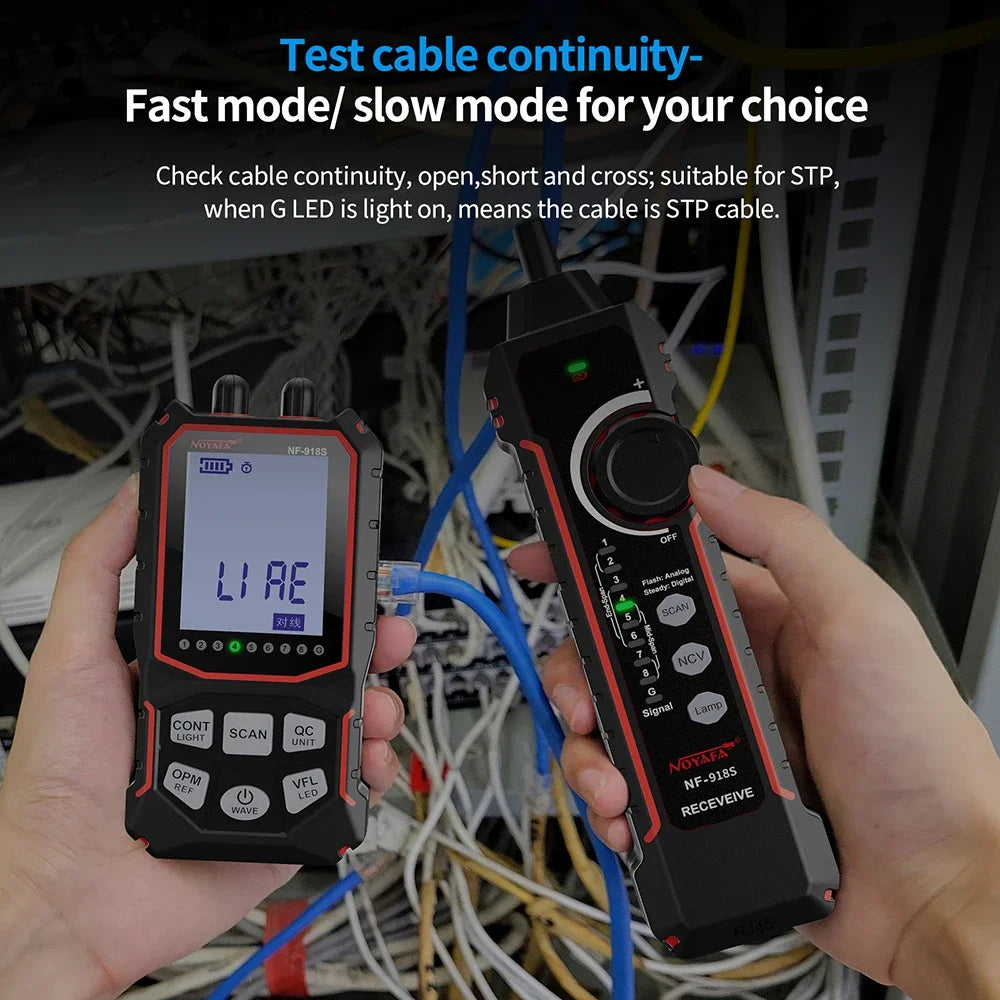 NF-918S Network Cable and Optical Power Tester
