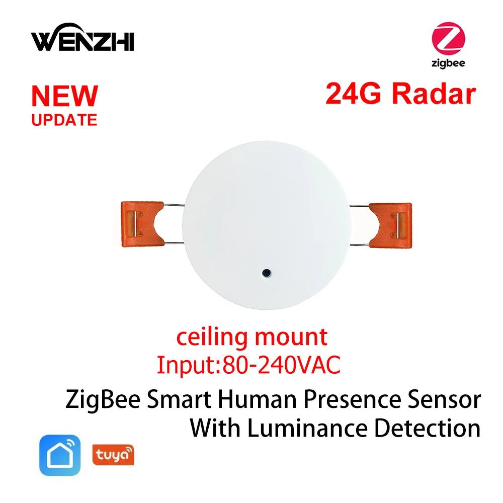 Tuya mmWave Presence Sensor - Mount and Radio Options