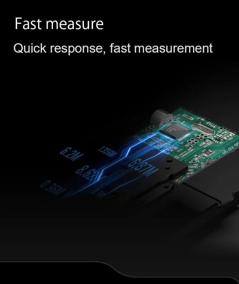 Laser Distance Meter 40M–120M ±2mm Digital Rangefinder Tool