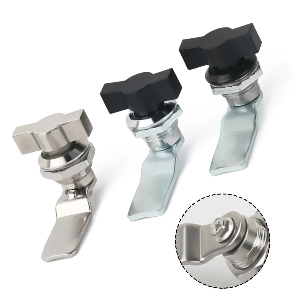 Keyless Cylindrical Cam Lock Cabinet Tongue Lock Distribution Box Door Handle Lock Hardware Accessories