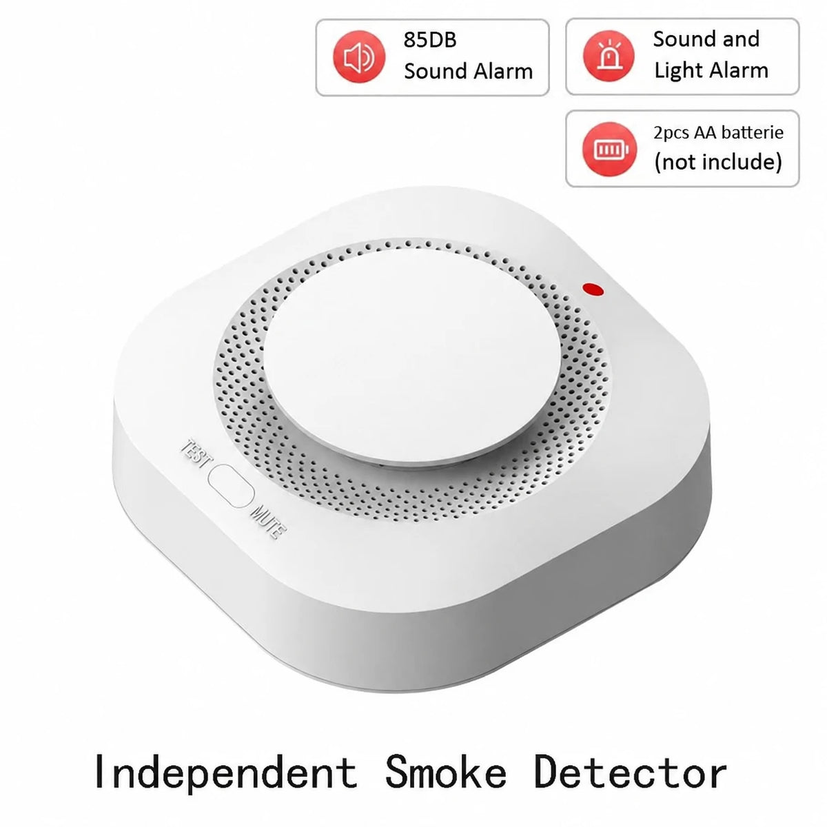 Detetor de fumo autónomo a pilhas S11