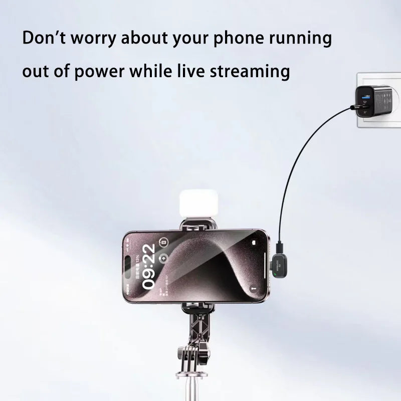 Wireless Lavalier Microphone - USB-C or Lightning