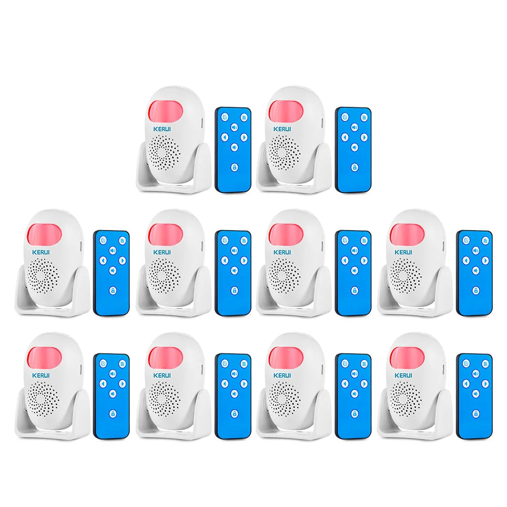 KERUI Wireless PIR Motion Sensor Alarm Welcome Chime Alarm Mode and Welcome Mode Infrared Motion Detector 11 Countries Language