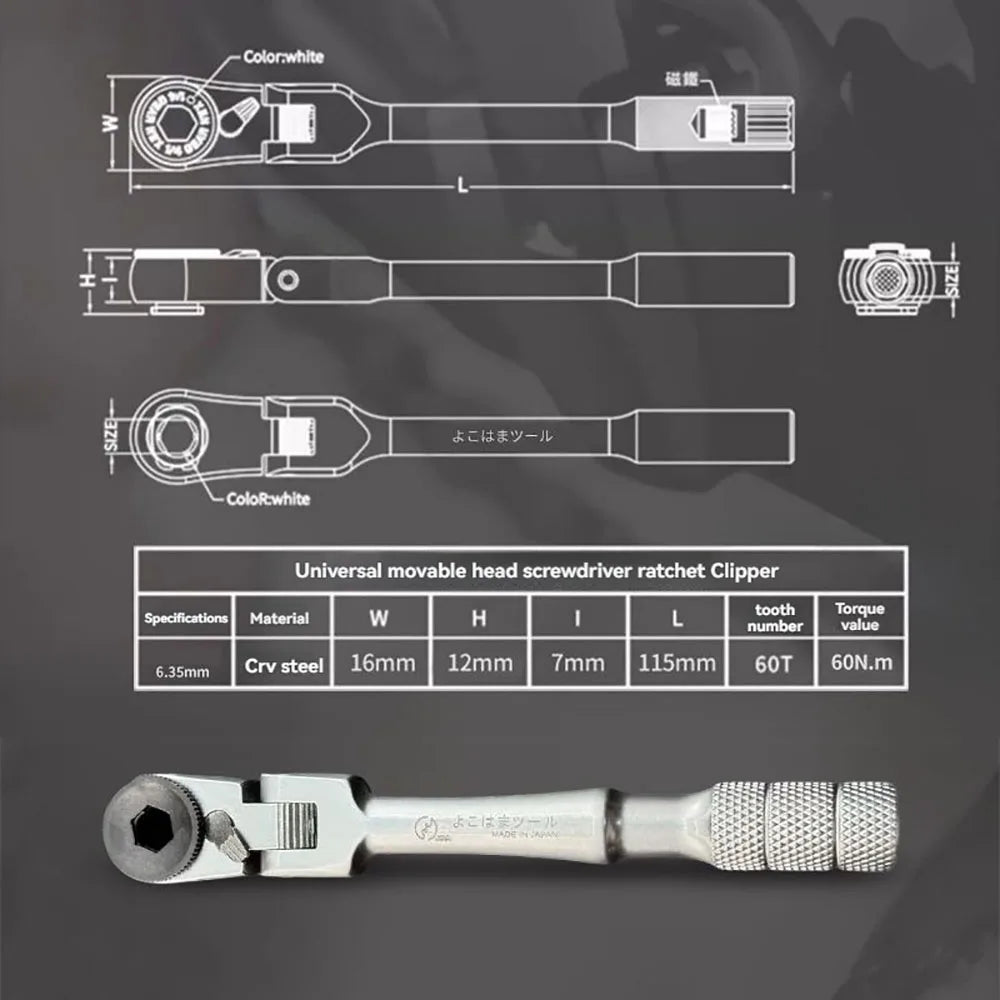 Quarter-Inch Multi-Angle Ratchet Kit