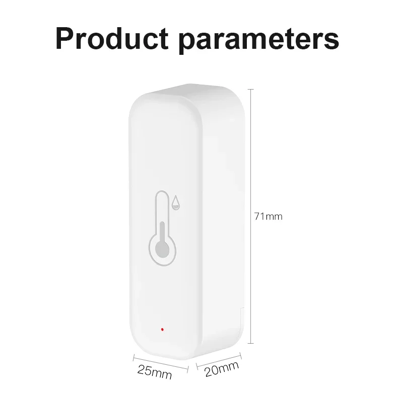 Tuya WiFi Temperature and Humidity Sensor For Smart Home Thermometer Hygrometer APP Remote Control Work with Yandex Alexa