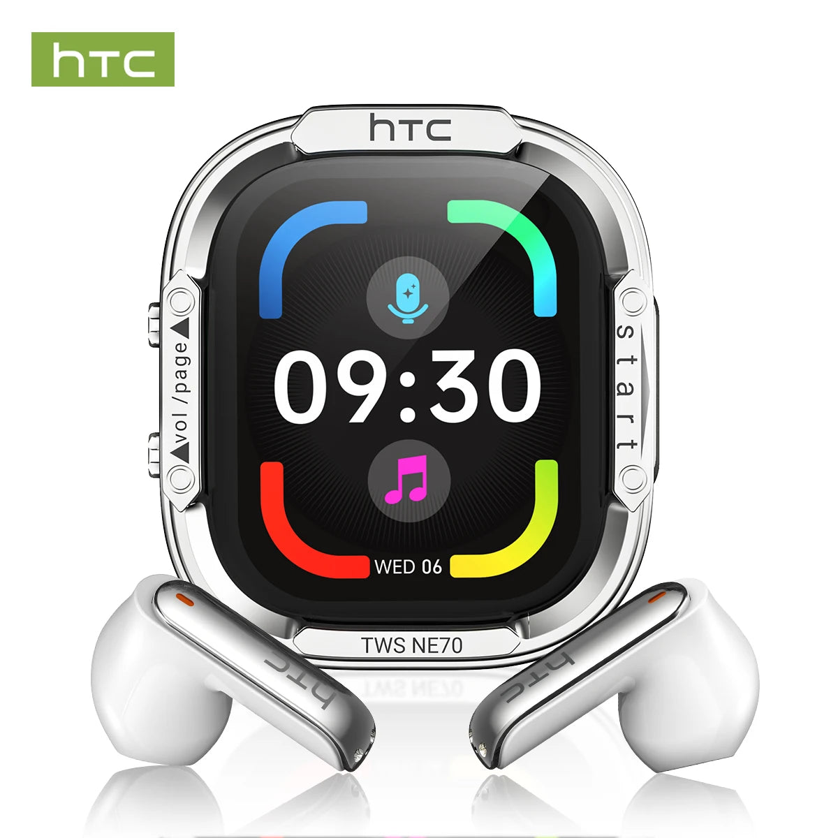 Wireless Bluetooth Earbuds with AI Translator and LCD Display
