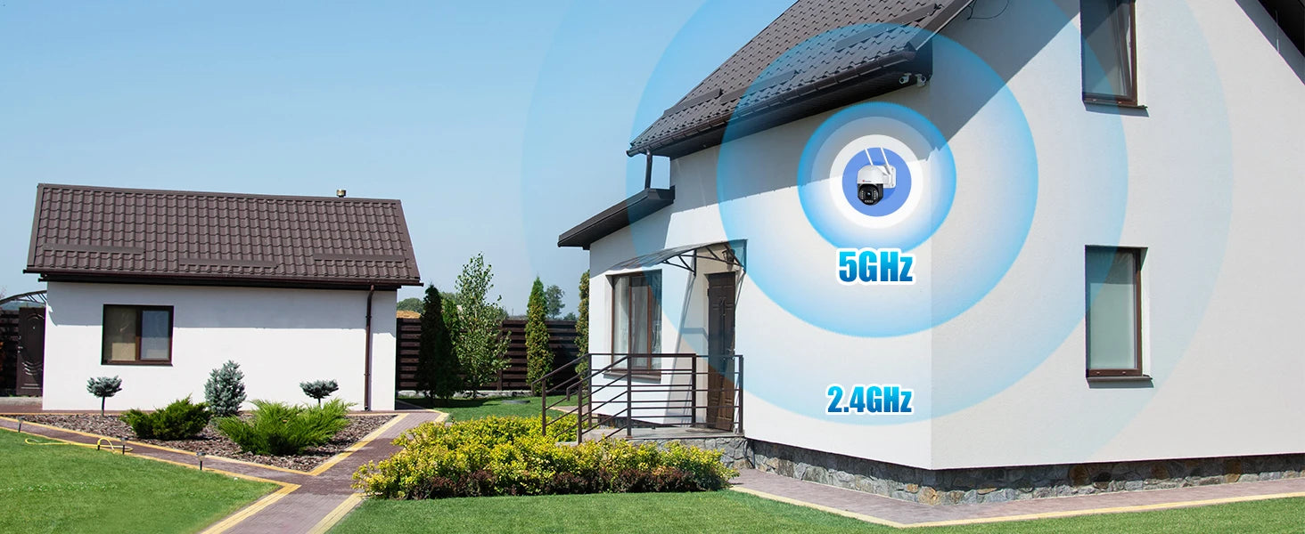 4K 8MP Outdoor Security Camera with Smart Tracking