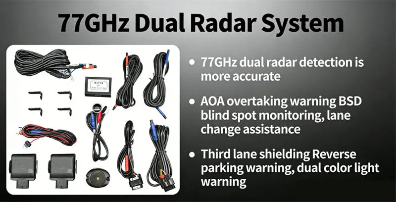 77GHz Radar Blind Spot Detection System for Safer Lane Changes