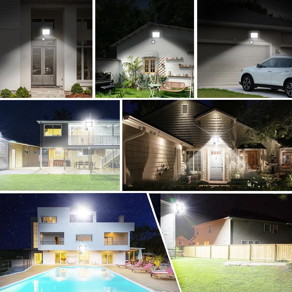 Proiector LED cu senzor de mișcare PIR, opțiuni de 10–300W
