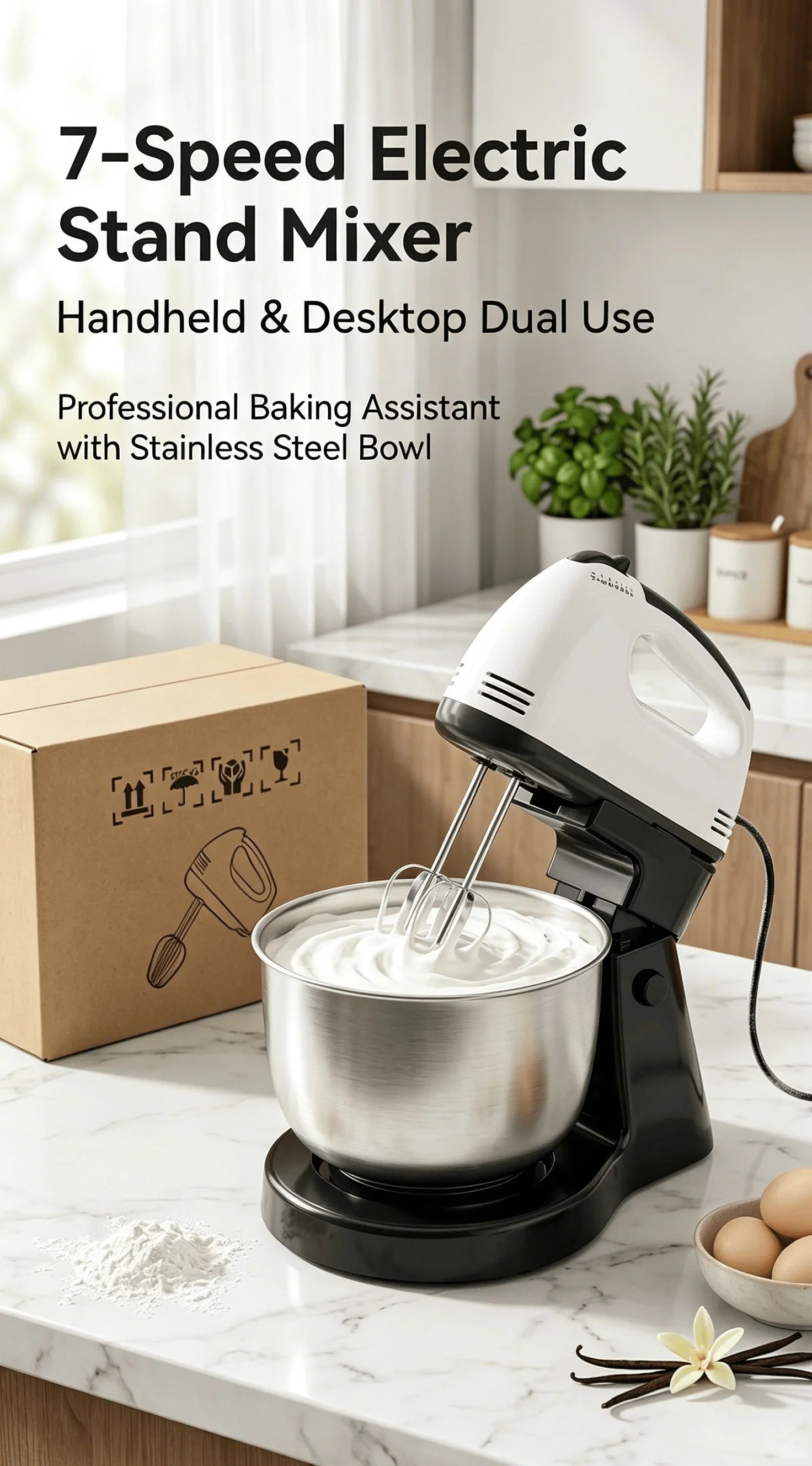 Electric Handheld Egg Beater Mixer