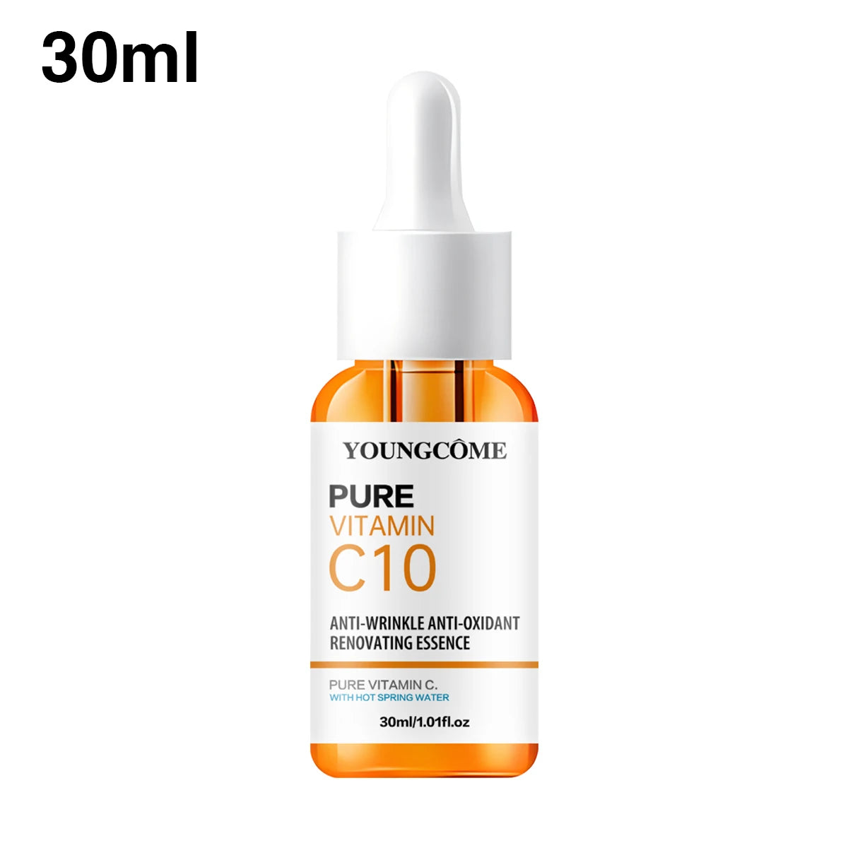 Vitamin C Facial Essence Hyaluronic Acid Dark Skin Brighten Serum Fade Fine Lines Moisturizing Repair Dull Serum Face Skin Care 