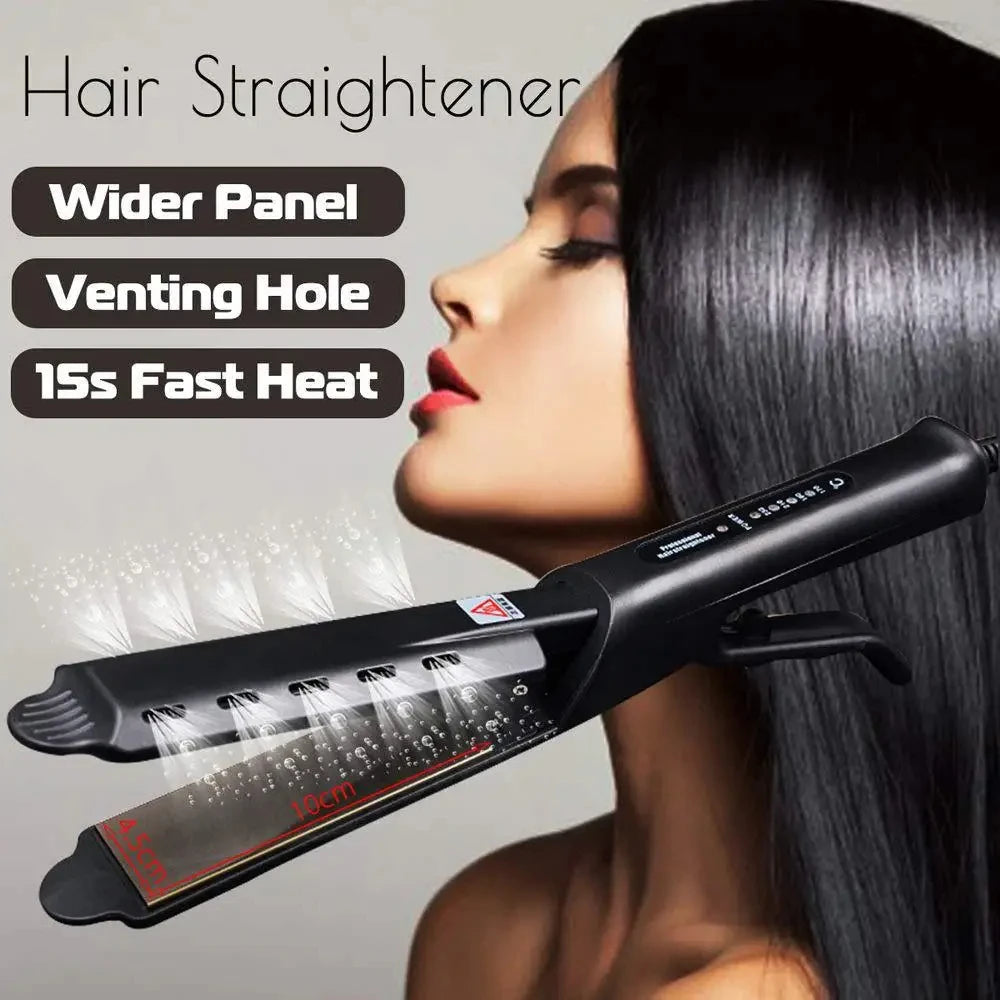 Curling And Straightening Dual Use Hair Straightening Splint Constant Temperature 4 Gears Portable Air Bangs Curling Straightene 