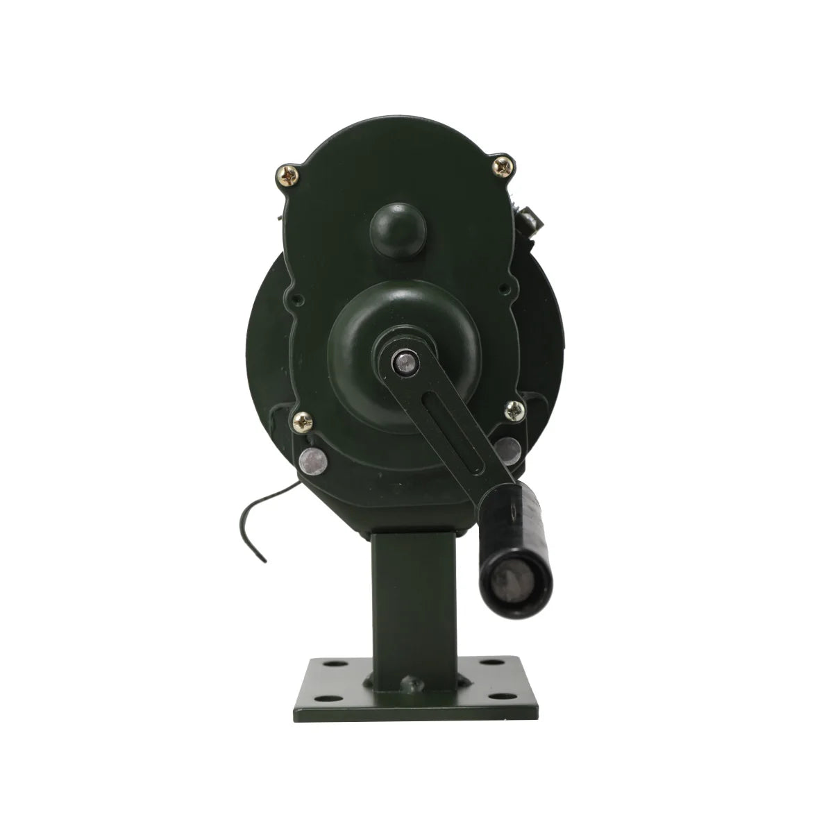 LK-100A Handhållen Siren Aluminiumlegering Manuell vevbar Siren Luftanfall Siren 110dB Högt Alarm för Nödsituation Skola Shopping Brand- och Luftsäkerhetslarm System