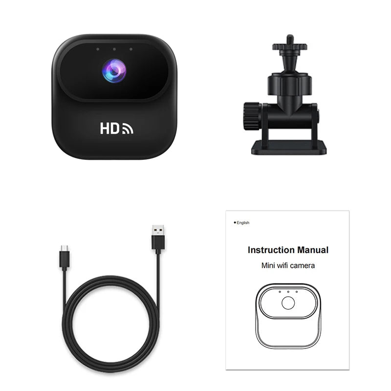 Mini 1080P WiFi Security Camera with Motion Alerts