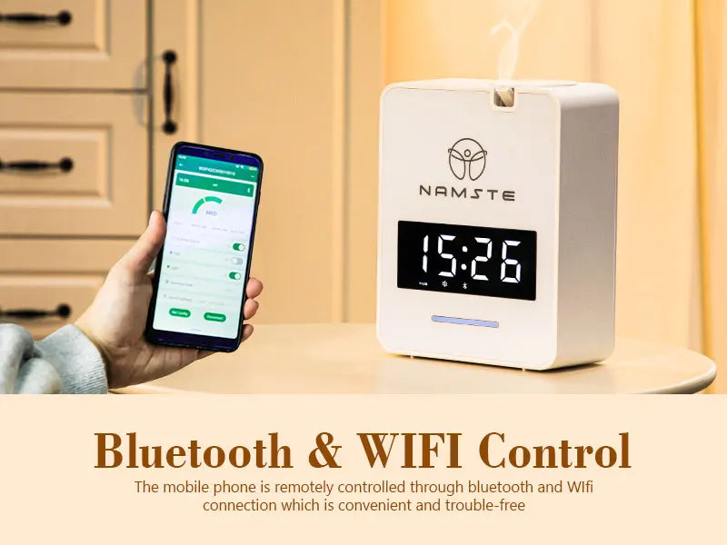 WiFi Bluetooth aromaterapeutický difuzér 300 ml pro velké prostory