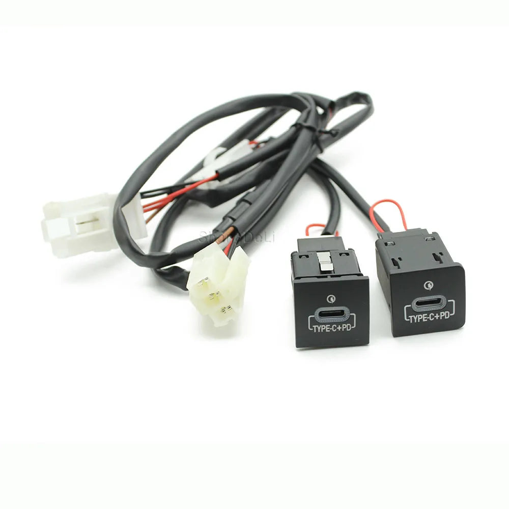 Car USB Charger PD Quick Charge Adapter for Select 2006-2012 Vehicles