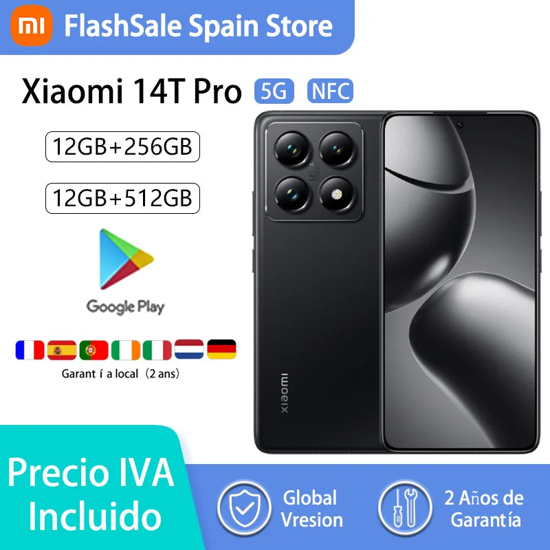 Smartphone Xiaomi 14T Pro 5G NFC