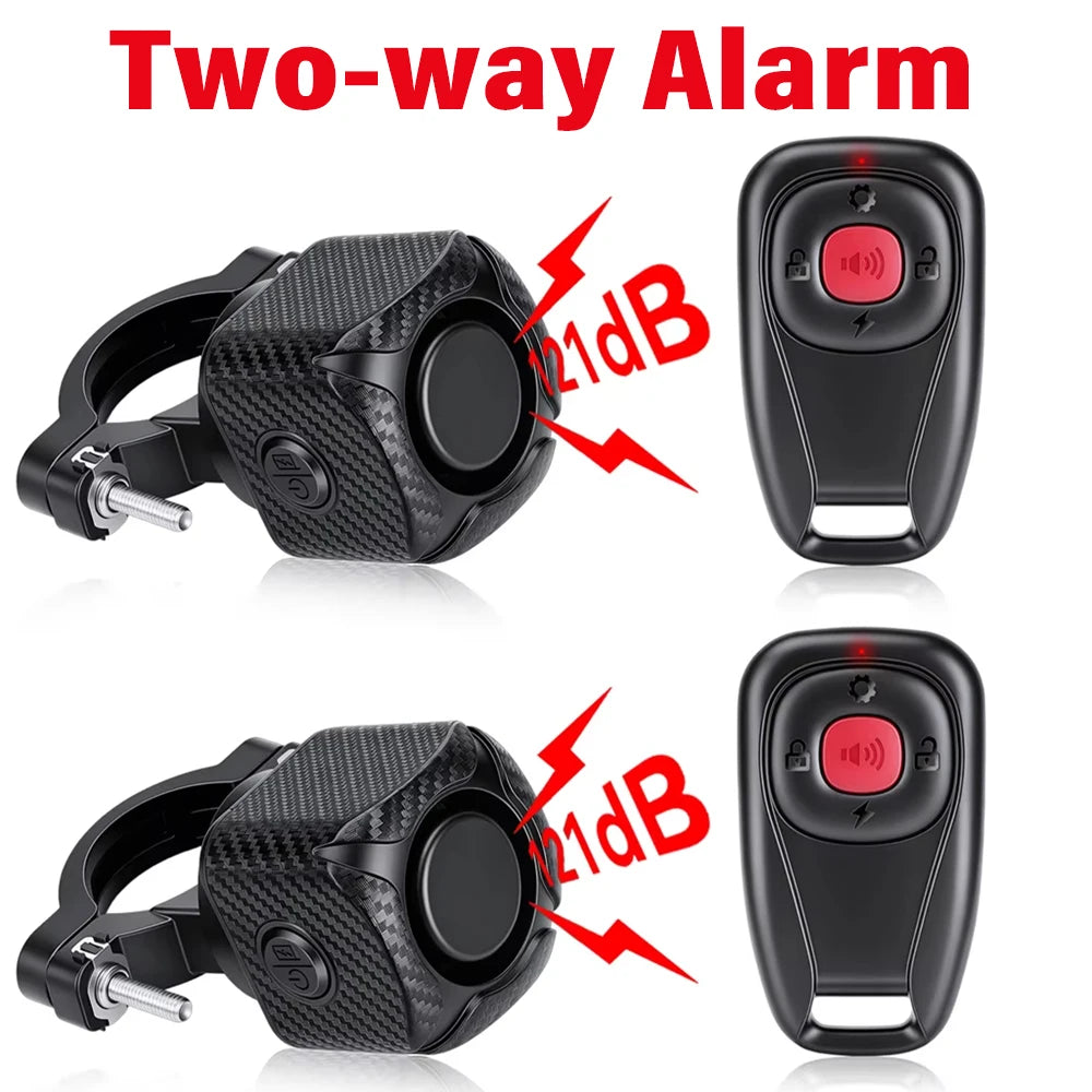 Wireless Bike Alarm - Remote and Two-Way Options