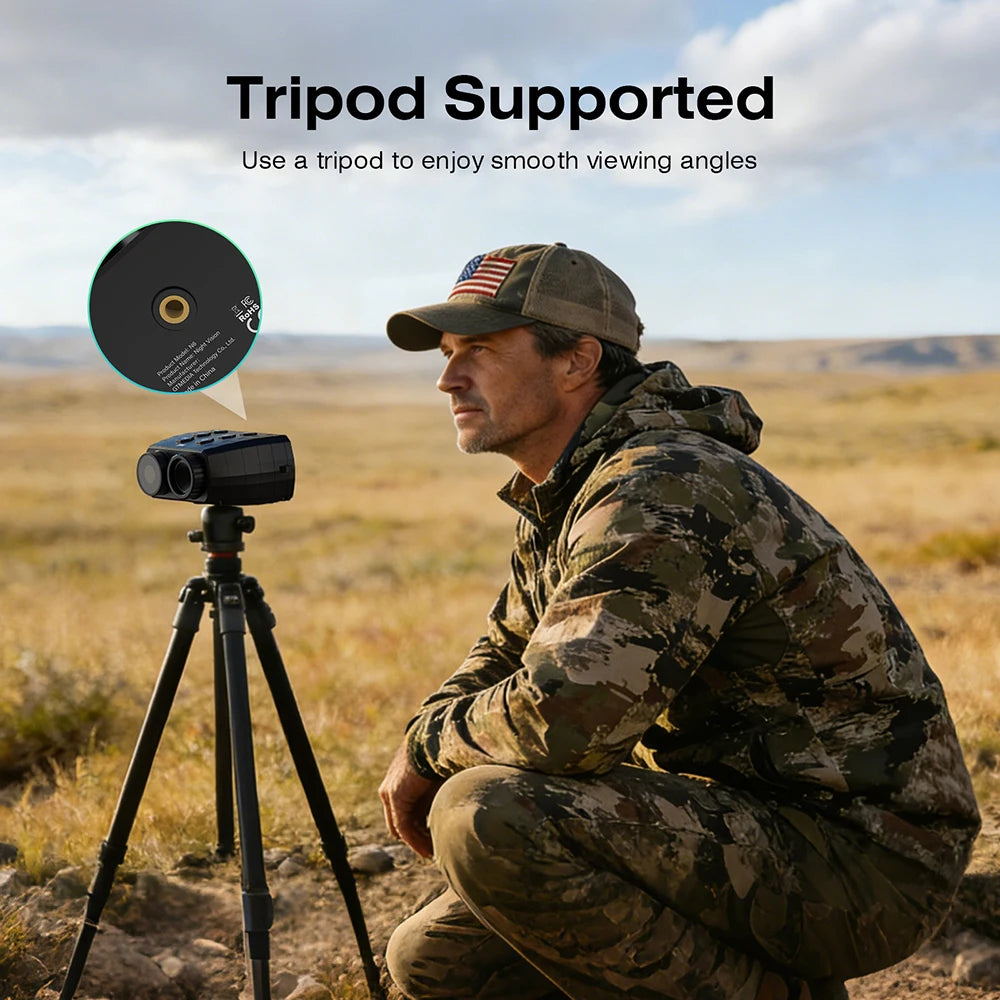 GTGUARD N6 Night Vision Binoculars with 1080P Video
