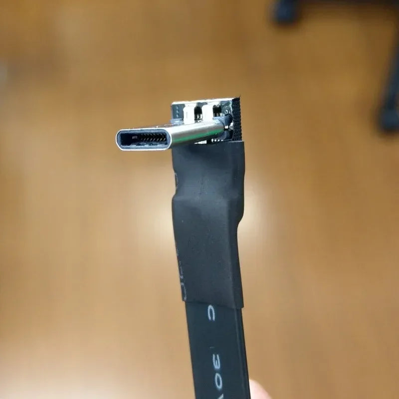 Cable de extensión plano tipo cinta USB 3.1, USB-C / USB-A