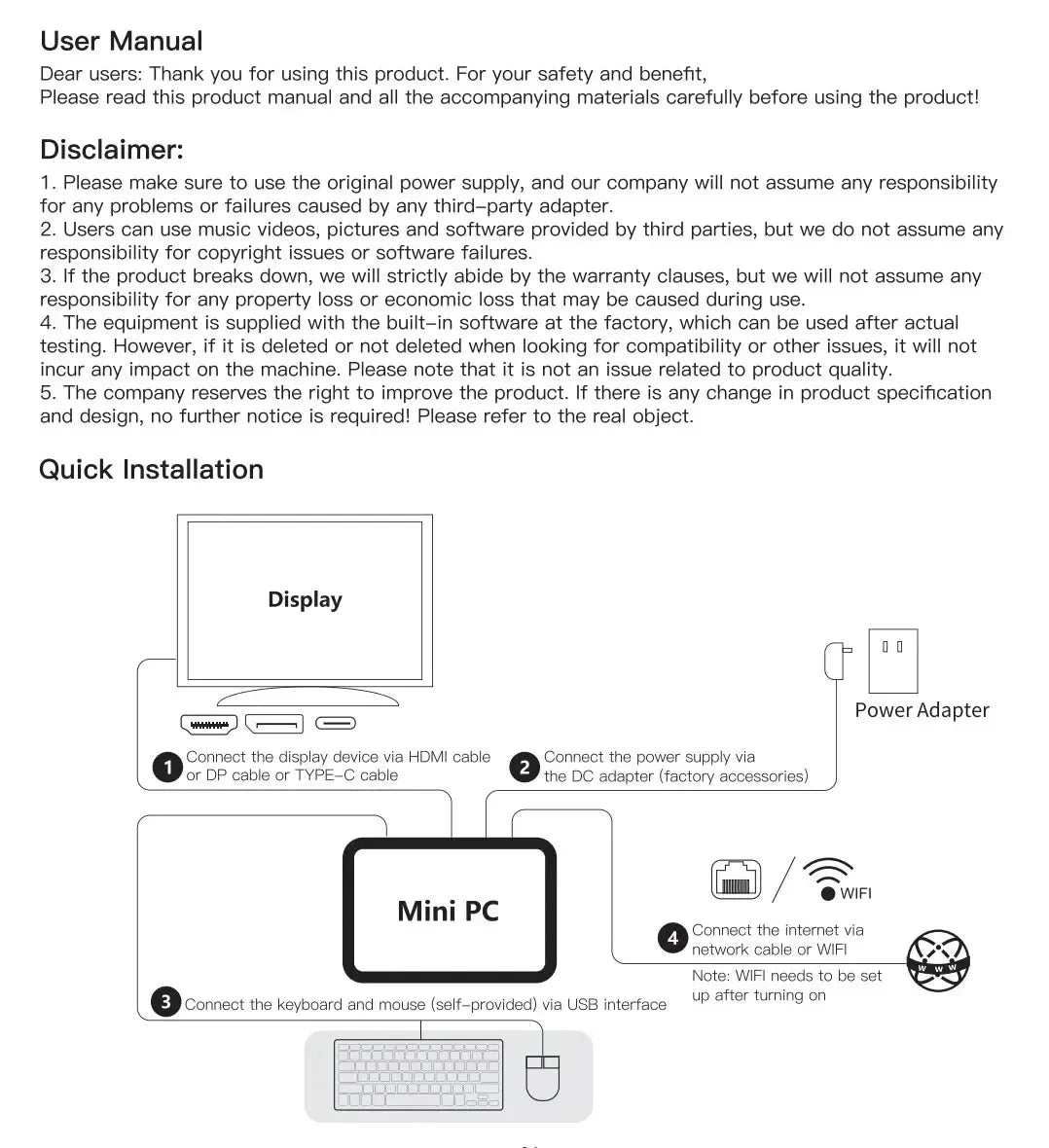 Mini PC Windows 11 Pro Intel Core i9 teljesítménnyel