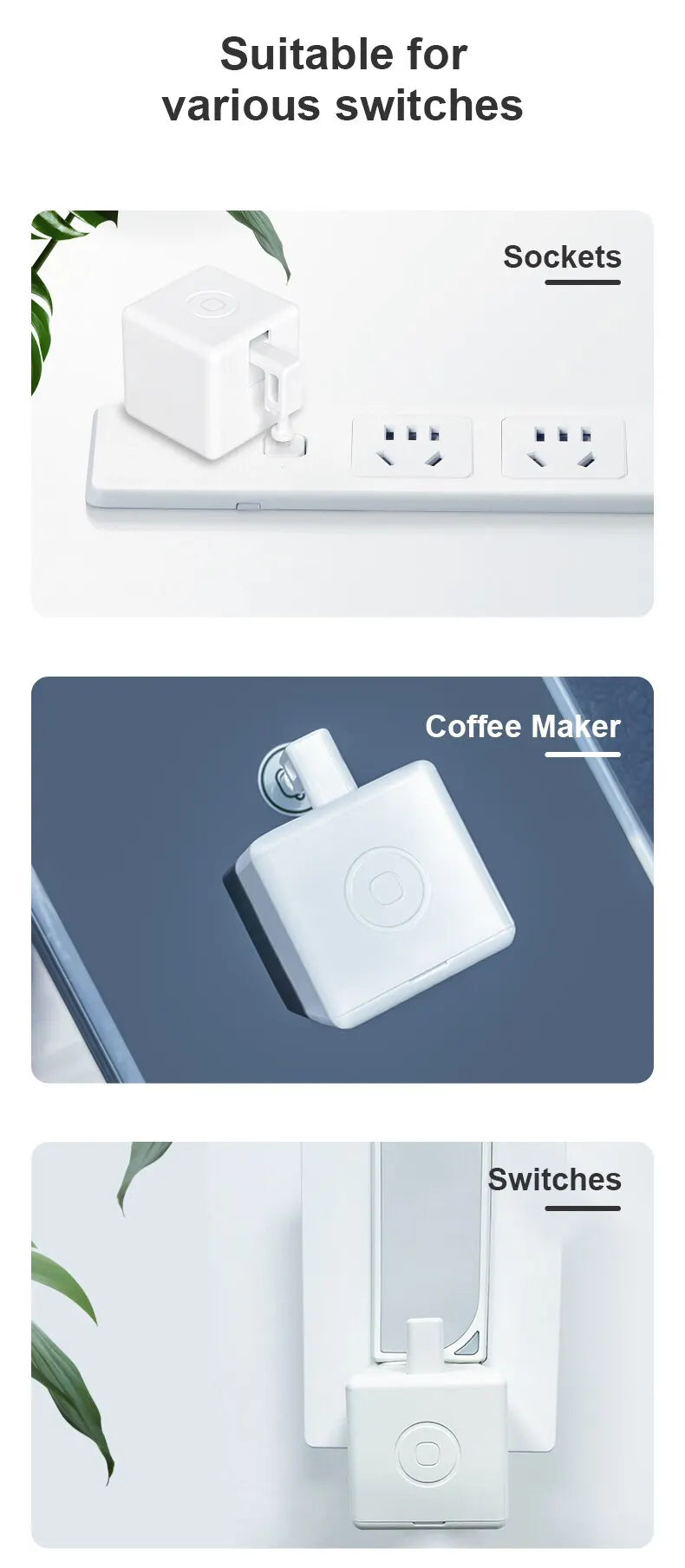 Zigbee Bluetooth Έξυπνο Αφαιρετικό Απτικό Φονμπετ Plus Κουμπί Πιεστή
