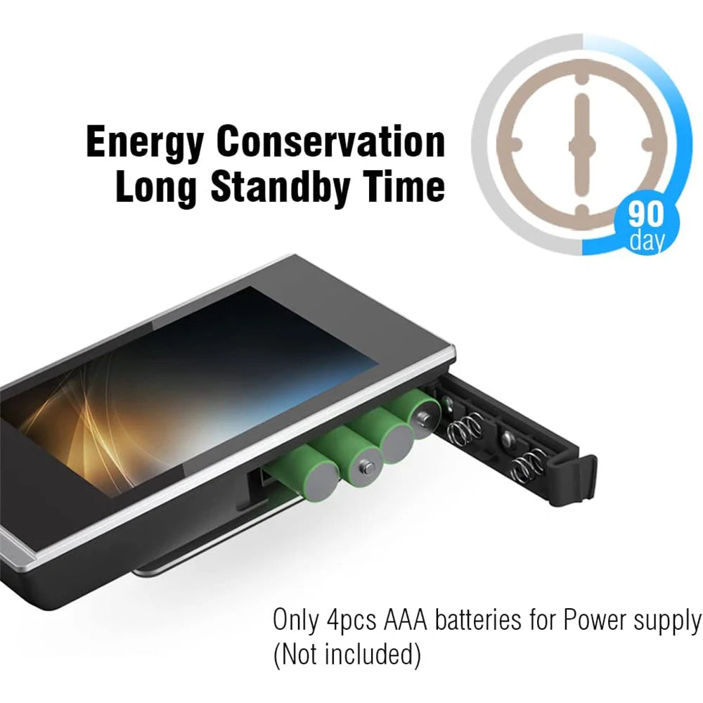 3.5 Inch Digital Door Viewer Peephole Camera Doorbell 120 Degree HD Home Cat Eye Mirilla Viewer with LCD Screen Monitor 